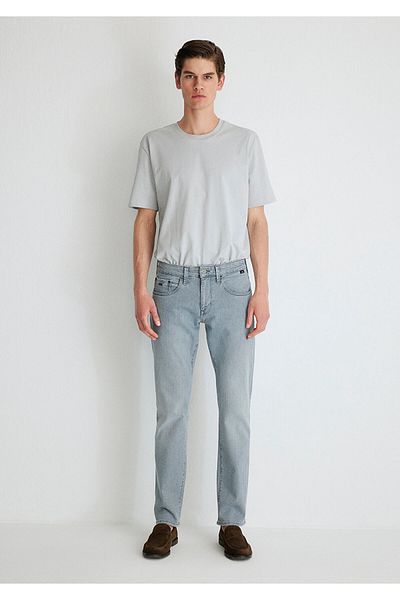 Mavi Marcus Lux Schwarze, hellgraue Jeanshose 0035186548