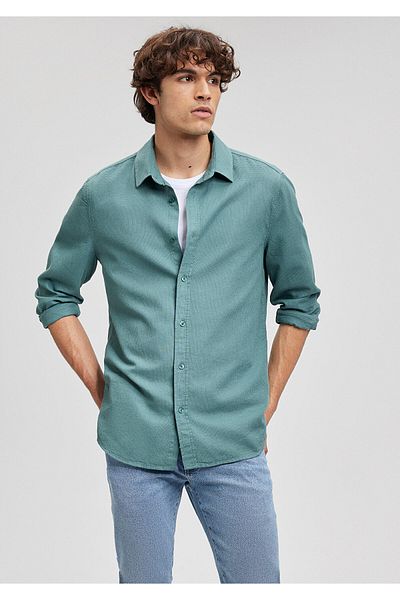 Mavi Green Shirt Slim Fit / Tight Cut 8810217-71863