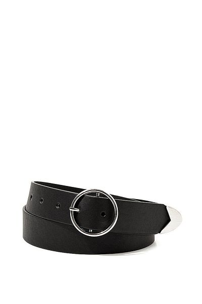 Mavi Centura neagra din imitatie de piele - 196041 -900