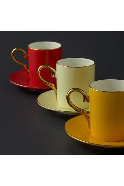 Jumbo Mix 8 Piece Coffee Cup Set for 4 People