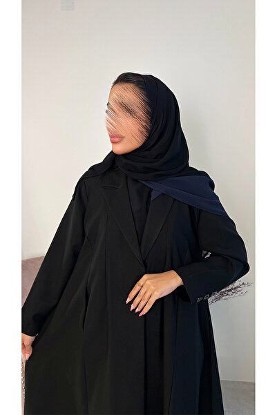 outline Black veil mixed with navy blue