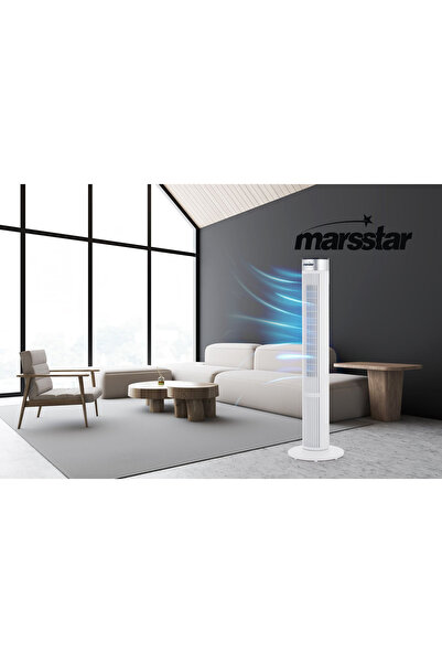 Marsstar Kule Tipi Vantilatör 100 CM Beyaz