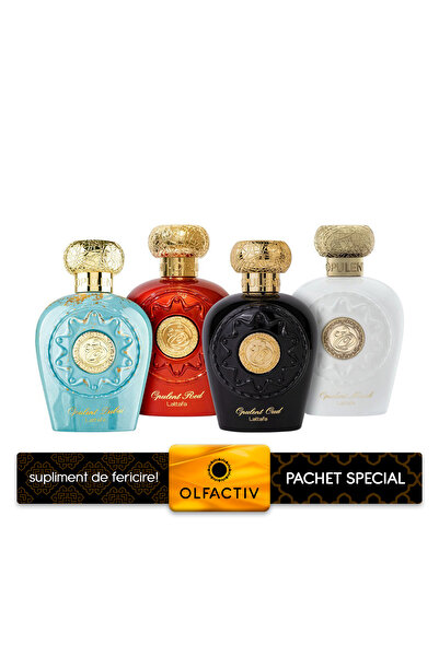 lattafa Pachet 4 parfumuri, Opulent Dubai 100 ml, Opulent Oud 100 ml, Opulent...