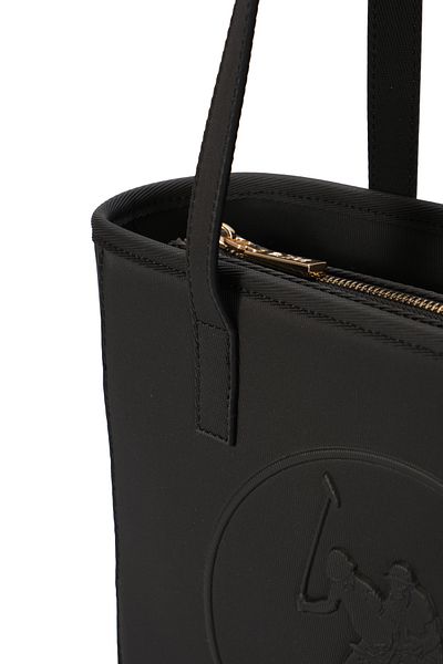 U.S. Polo Assn. Geantă de umăr pentru femei cu eșarfă neagră Us3116 Exclusiv online