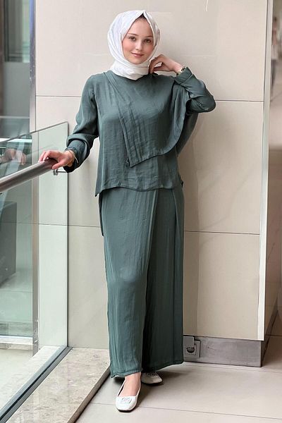 Ceremony Blouse Cape Trousers Double Breasted Closure Memory Suit