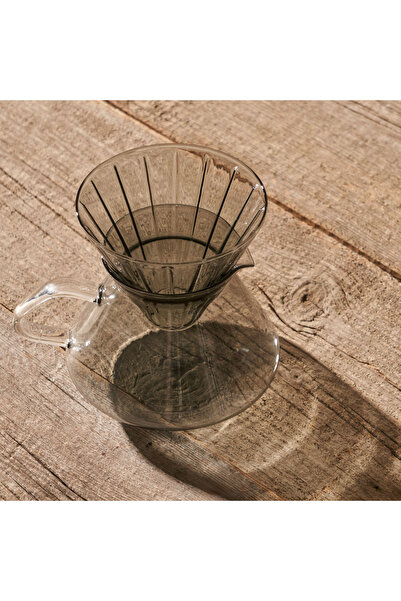 Bella Maison إبريق قهوة بفلتر مدبب رمادي (700 سم مكعب)