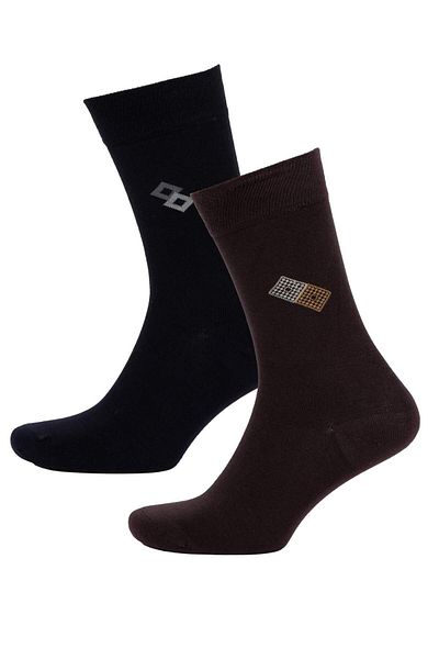 DeFacto Men's Seamless 2-Piece Bamboo Long Socks D3778Axns