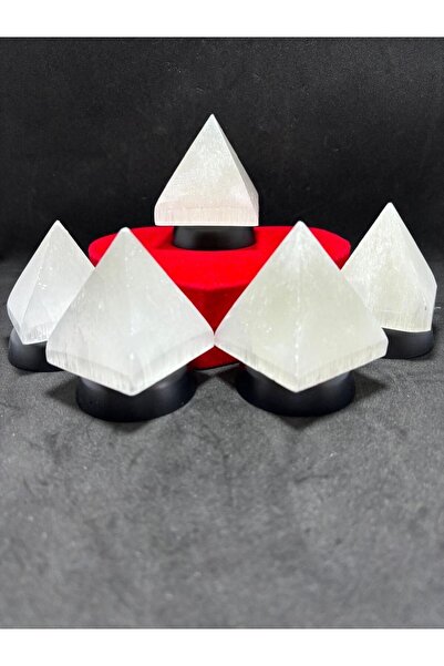 Selenite Pyramid Natural Stone Energy Cleaner