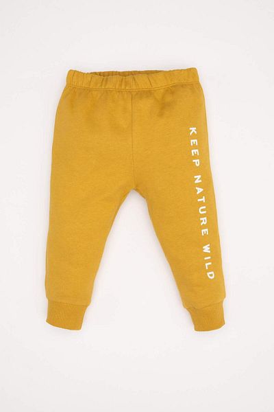 DeFacto 2-teiliges Set für Babys, bedrucktes Sweatshirt mit Rundhalsausschnitt und elastischer Taille, Jogginghose D5938a524wn