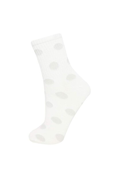 DeFacto Women's 3-Piece Cotton Socks C6462Axns