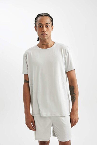 DeFacto DeFactoFit Standard Fit Crew Neck Sportsman κοντομάνικο μπλουζάκι C9175AX24AU