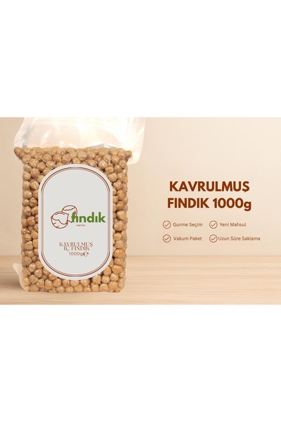 fındıkexpress Giresun Çifte Kavrulmuş Iç Fındık Yeni Mahsül Iri Boy 1000 gr