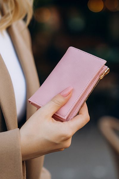 Ecrou Zippered Handbag Powder