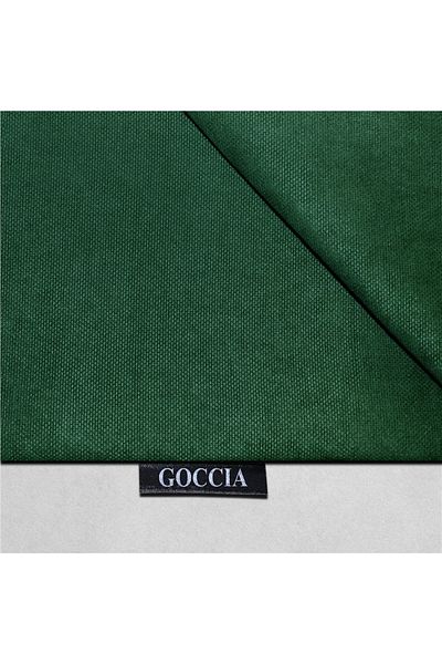 GOCCIA غطاء وسادة مخملي مزخرف مكون من قطعتين باللون الأخضر