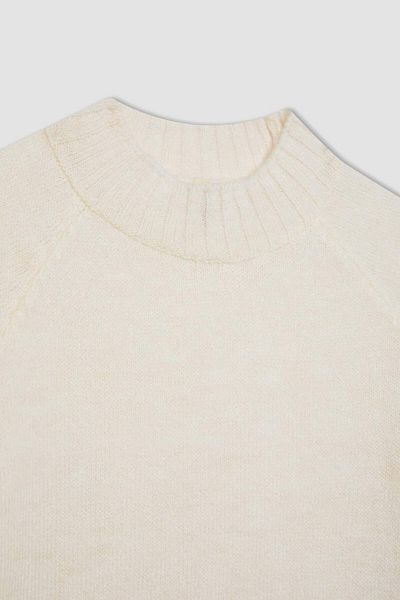 DeFacto Girls' Standard Fit Crew Neck Knitwear Sweater C9553A824Au
