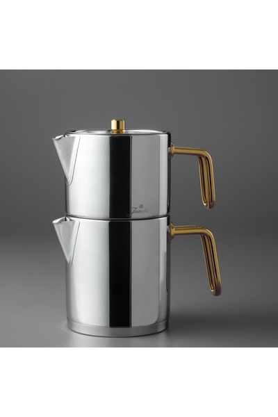 Jumbo Metalix Midi Teapot Titanium Gold