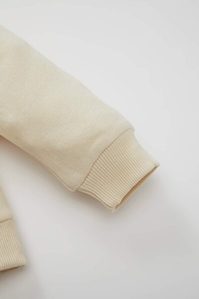 DeFacto Erkek Bebek 2li Takım Disney Mickey & Minnie Bisiklet Yaka Sweatshirt Beli Lastikli Jogger Eşofman A