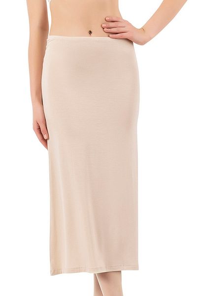 LİRONA 16975 Women's Viscose Knee Length Long Skirt Lining Petticoat (74 - 79 cm Boy)