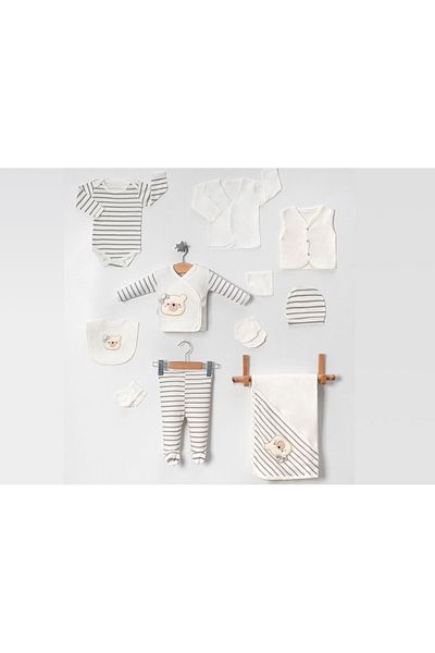 Ozz Baby Baby & Newborn Animal Theme 10-Piece Hospital Exit & Zibin Set