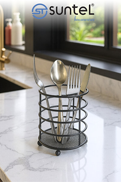 Suntel Countertop Serving Stand & Stand-Up Spoon Holder Organizer - Kitchen O...