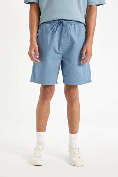 DeFacto Relax Fit Gabardin Bermuda Şort D4697AX24HS