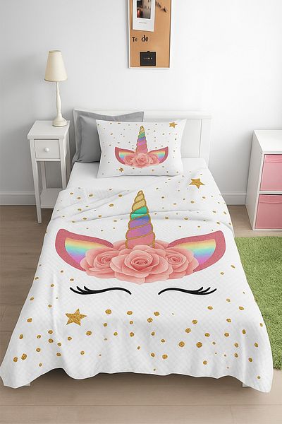 Bebişim Halı Cute Unicorn Single Pike