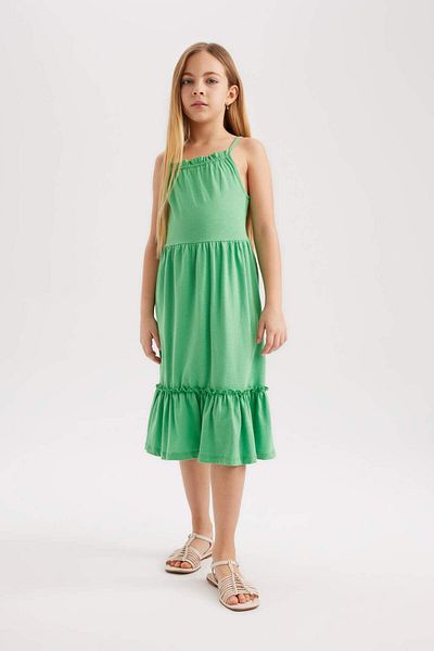 DeFacto Girl's Strap Dress - 24y 801004400   Model