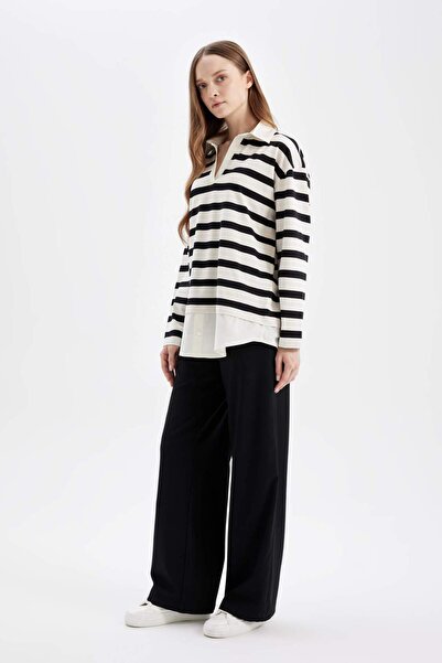 DeFacto Wide Leg Geniş Paça Basic Pantolon D4150ax24au