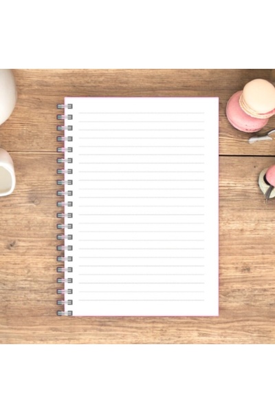 Panda Notebook - 160 Sheets Lined School Notebook with Spiral