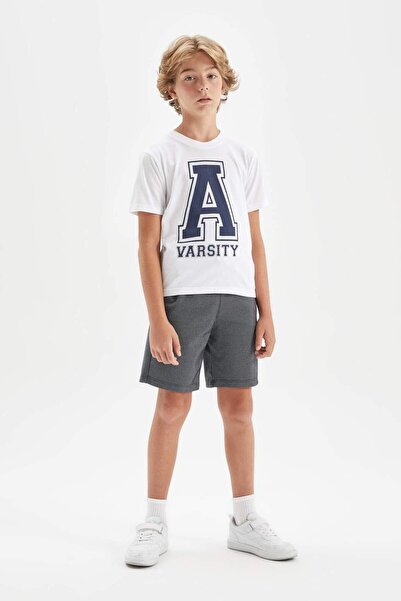 DeFacto Erkek Çocuk Basic Düz Şort D4025A824HS