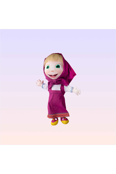 The Land Of Legends Maşa Küçük Peluş Oyuncak - 25 cm - Maşa ile Koca Ayı