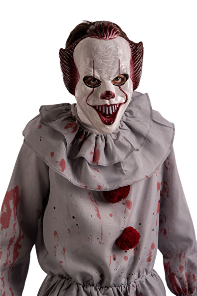 ReilaParty Halloween Pennywise Palyaço Joker Killer Plastik Maske RP3384