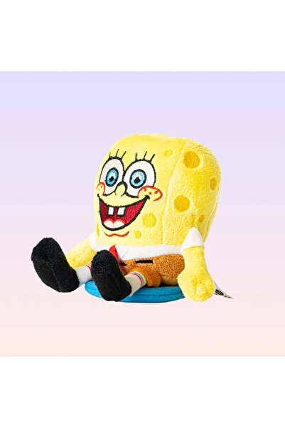 NİCKELODEON Sünger Bob Kare Pantolon Figürlü Omuz Peluşu 14 cm