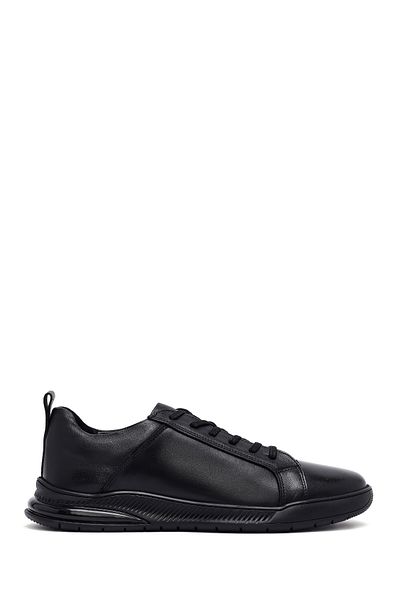 Derimod Men's Black Lace-Up Leather Casual Sneaker 25Wfd681718