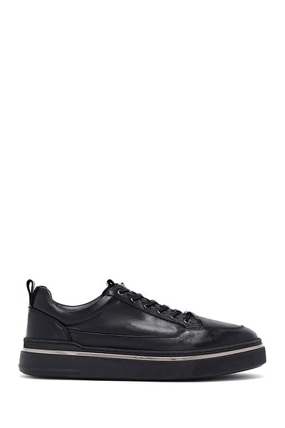 Derimod Men's Black Lace-Up Leather Sneaker 25Wfd654918
