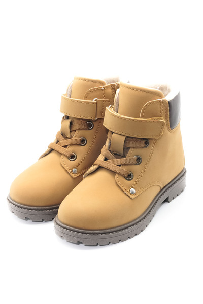 Stella Pendenza Çocuk Kız & Erkek Ünisex Camel Bot Günlük Fermuarlı Bağcıklı Ayakkabı