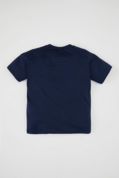 DeFacto Chlapecké tričko s krátkým rukávem s potiskem Crew Neck D3825A524SM