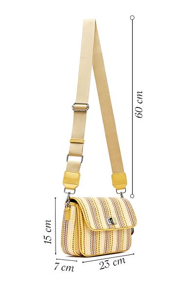 Derimod Women's Yellow Long Strap Crossbody Bag 25Sbd250214