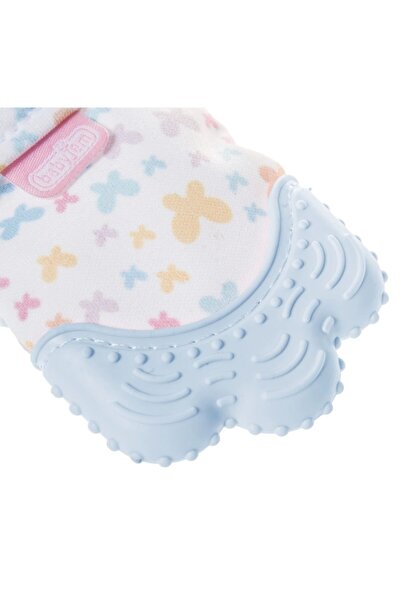 Babyjem 2'li Diş Kaşıma Seti Diş Kaşıyıcı Eldiven Diş Kaşıyıcı Fil Mavi