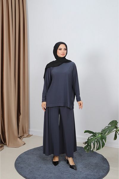 NİSUM MODA Comfortable Sandy Pants Suit