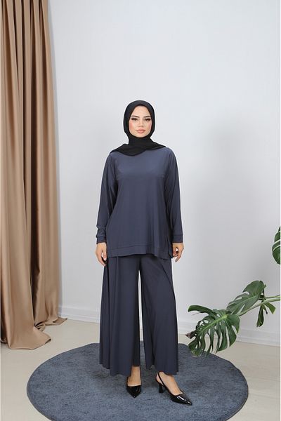 NİSUM MODA Comfortable Sandy Pants Suit