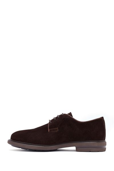 Derimod Men's Brown Lace-Up Suede Leather Casual Shoes 25Wfd710210