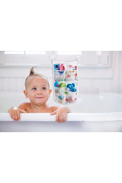 Babyjem Bebek Banyo Oyuncak Torbası -  Beyaz