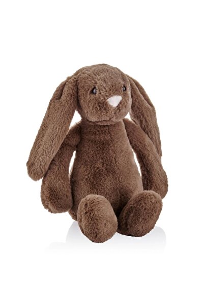 Babyjem Uyku Arkadaşım Oturabilen Tavşan Koyu Kahve 30 Cm