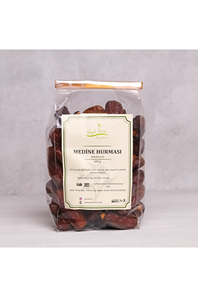 Yeşil İncir Medine Hurması (mebrum) 500 G