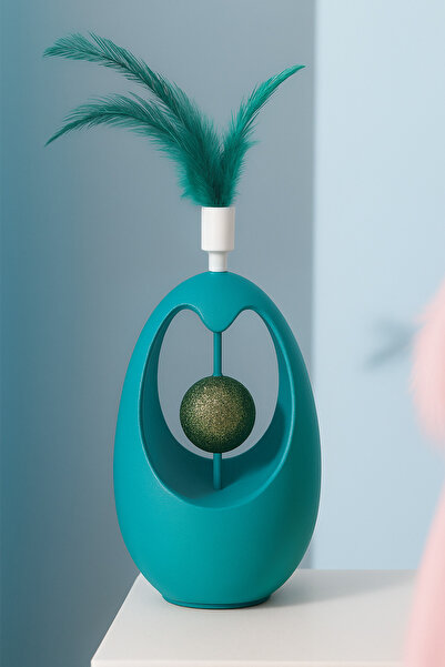 GOLD BE لعبة القطط الفاخرة من كاتنيبل، لعبة القطط التفاعلية ذات الشعر العشبي