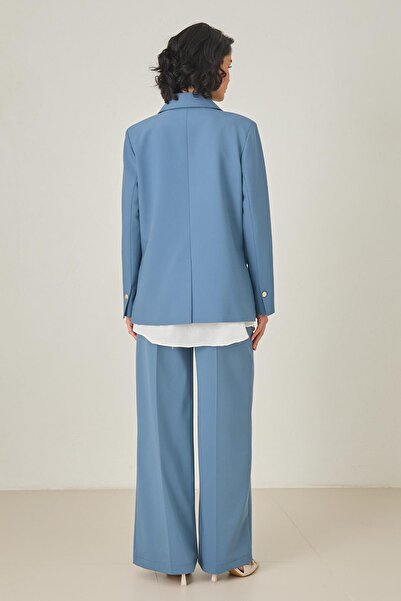 Setre Μπλε παντελόνι με λεπτομέρεια στη μέση