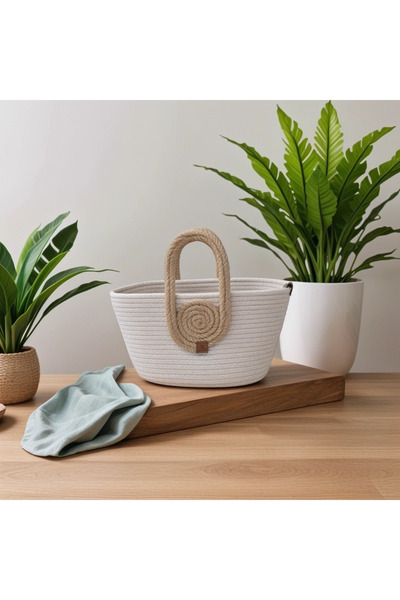 Liya Bella Handmade Straw Bag - Beach Bag - Casual Bag