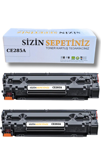 HP Laserjet P1102 Yazıcı Toneri 2.000 Sayfa -Ce285a 85a Çipli 2 ADET