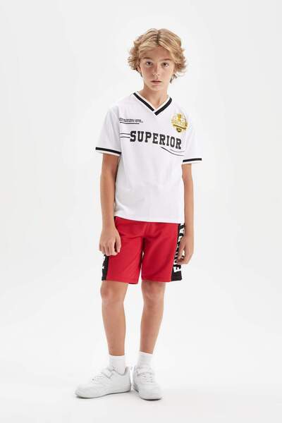 DeFacto Erkek Çocuk Baskılı Şort C6853A824HS